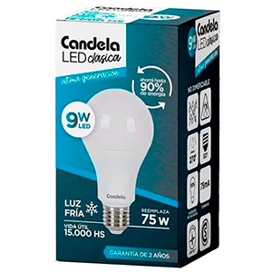 Lampara led 9w. x 5 un. - Fria